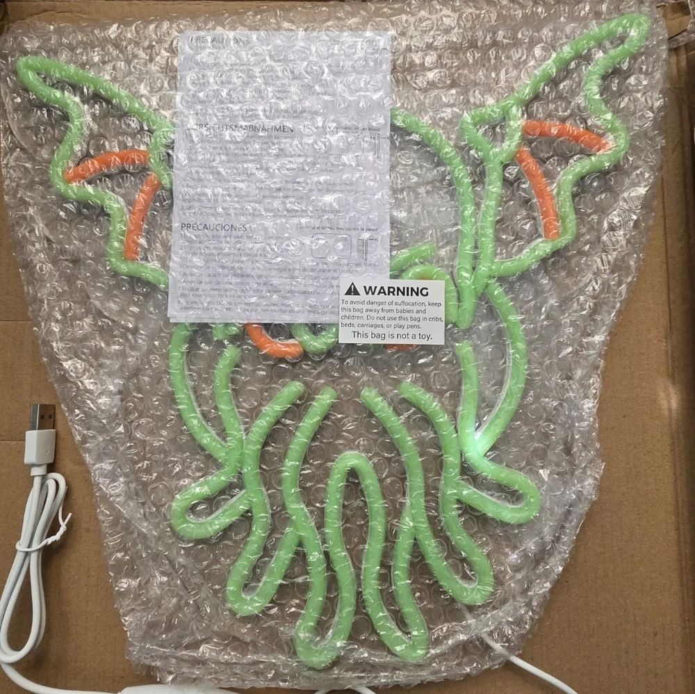 Neon Cthulhu Sign - Picture 3 of 3